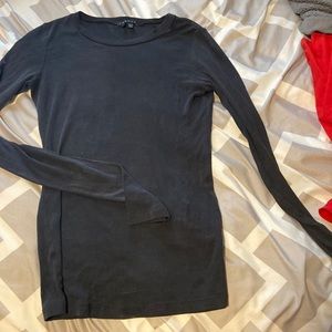Theory black long sleeve tshirt